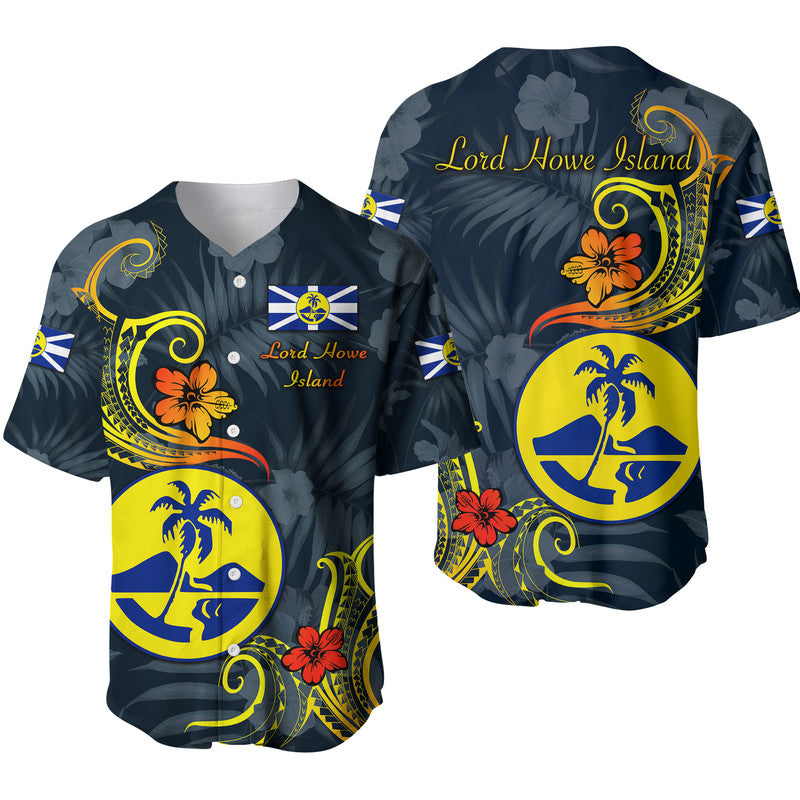 Lord Howe Island Baseball Jersey Unique Polynesian - Gradient Vibes LT8 6XL - Polynesian Pride