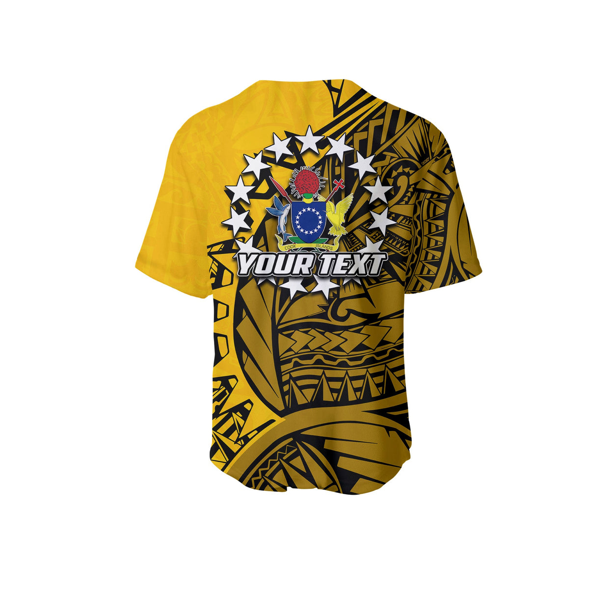(Custom Personalised)Cook Islands Baseball Jersey Aitutaki Polynesian Style LT6 - Polynesian Pride