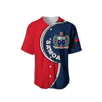 (Custom Personalised) Samoa Tribal Tattoo Baseball Jersey No.1 LT6 - Polynesian Pride