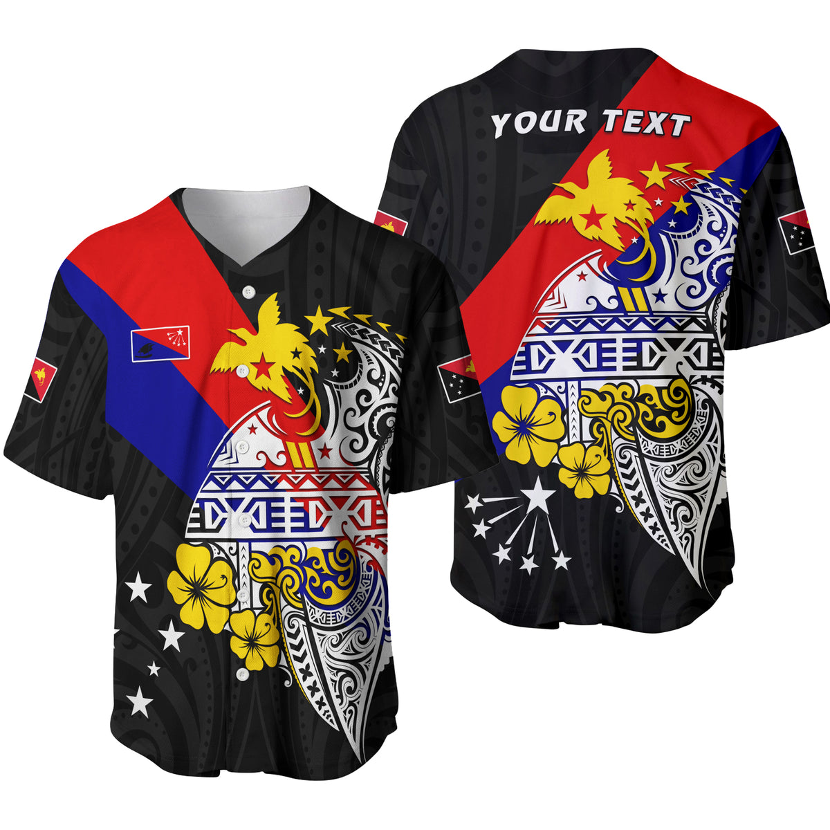 (Custom Personalised) Central Province Baseball Jersey Style Life PNG LT13 - Polynesian Pride