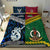 New Zealand And Vanuatu Bedding Set Together - Blue LT8 - Polynesian Pride