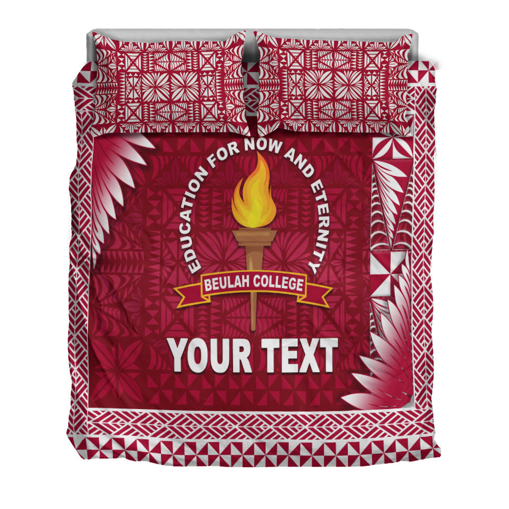(Custom Personalised) Tonga Beulah College Bedding Set Simplified Version LT8 - Polynesian Pride