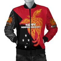 Papua New Guinea Men Bomber Jacket Independence Day Flag Style LT16 - Polynesian Pride