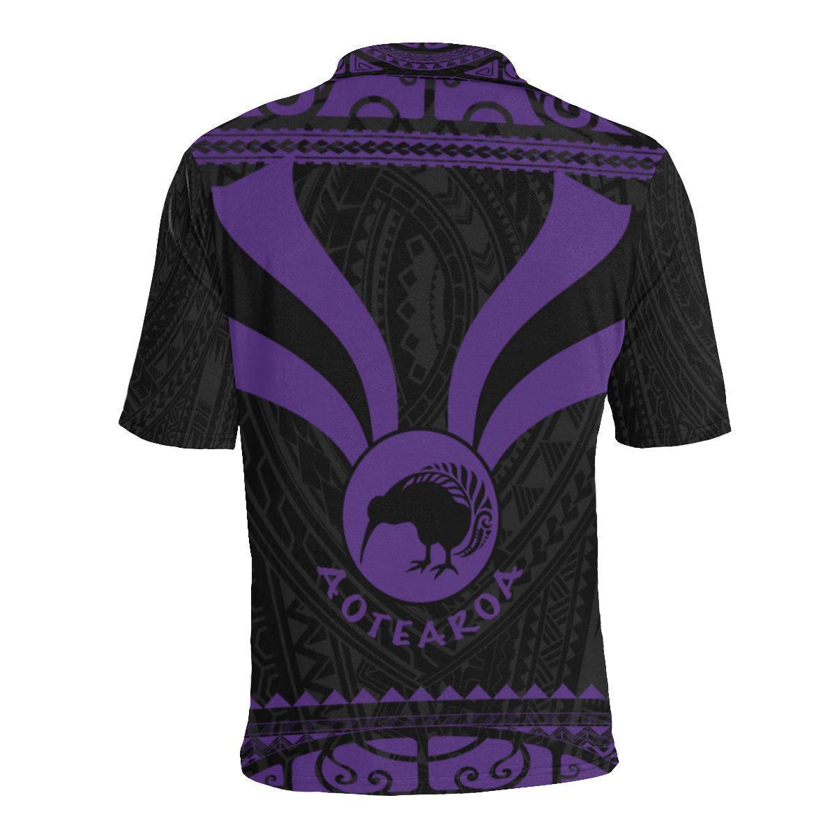 Maori Aotearoa Polo T Shirt - Polynesian Pride
