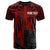 Samoa Custom T Shirt Samoa Seal With Polynesian Pattern In Heartbeat Style (Red) Unisex Red - Polynesian Pride