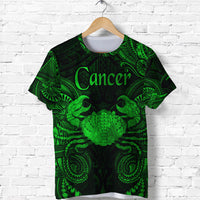 Cancer Zodiac Polynesian T Shirt Unique Style Green LT8 - Polynesian Pride