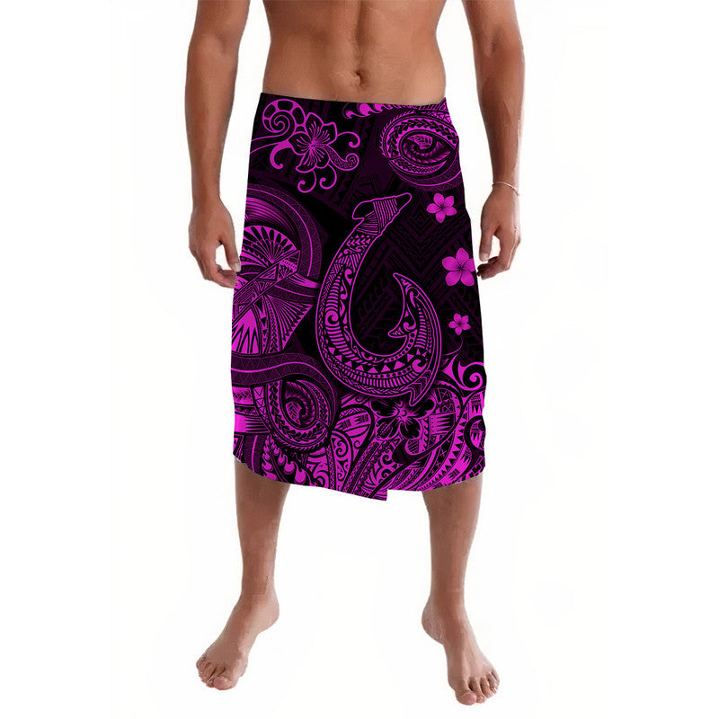 Hawaii Fish Hook Polynesian Lavalava Unique Style Pink LT8 Pink - Polynesian Pride