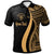 Niue Custom Polo Shirt Gold Polynesian Tentacle Tribal Pattern Unisex Gold - Polynesian Pride