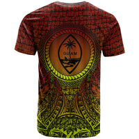 Guam T Shirt Polynesian Circle Pattern - Polynesian Pride