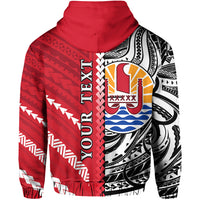 Custom Tahiti Unique Zip Hoodie Polynesia Pattern LT13 - Polynesian Pride