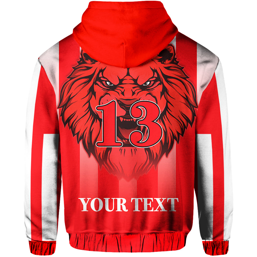 Custom LABASA FA Zip Hoodie Football Fijian Custom Text and Number LT13 - Polynesian Pride