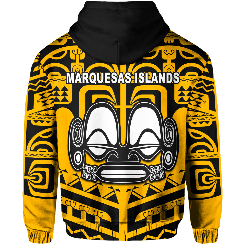 Marquesas Islands Hoodie Marquesas Tattoo Version 02 LT13 - Polynesian Pride