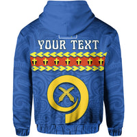 Custom Tafea Province Hoodie Vanuatu Pig Tusk Polynesian Flag Style LT14 - Polynesian Pride
