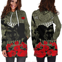 New Zealand ANZAC 2022 Hoodie Dress Maori Camouflage LT14 - Polynesian Pride