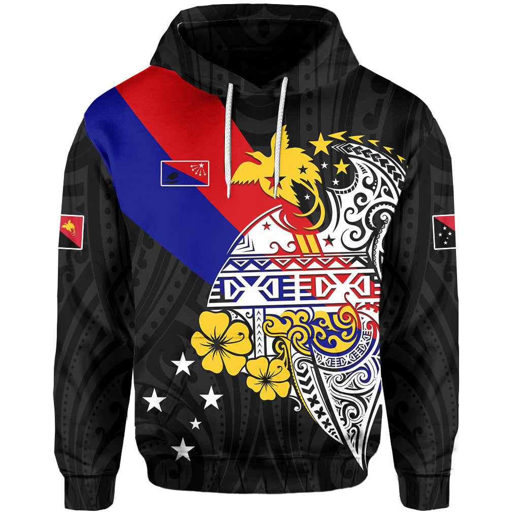 Central Province Hoodie Style Life PNG LT13 Unisex Black - Polynesian Pride