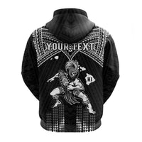 Custom Hawaii Hoodiean Warrior With Weapon Polynesian Ver.01 LT14 - Polynesian Pride