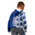 Toa Samoa Rugby Hoodie KID Siamupini Ula Fala Blue LT13 - Polynesian Pride