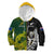 Australia Rugby Mix Aotearoa Rugby Hoodie KID Wallabies All Black Special Version LT14 Black - Polynesian Pride