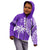 Fiji Rugby Sevens Hoodie KID Fijian 7s Tapa Polynesian Purple LT13 - Polynesian Pride