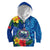Samoa Hoodie KID Coat Of Arms Mix Tropical Flowers LT14 - Polynesian Pride