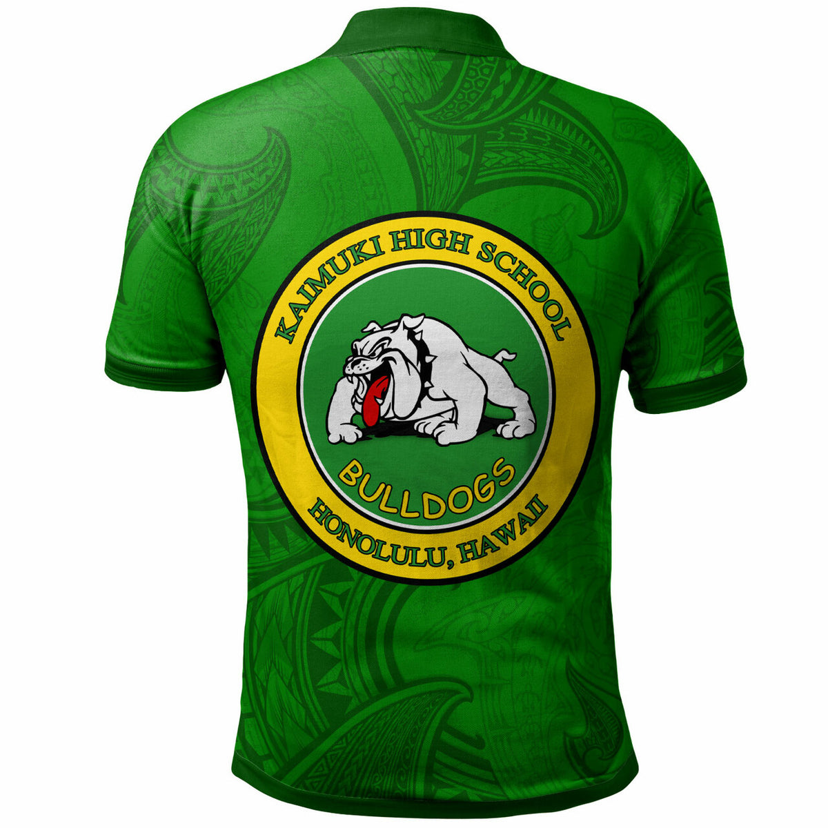Hawaii Custom Polo Shirt Kaimuki High School Logo LT10 - Polynesian Pride