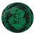 Hawaii Anchor Hibiscus Flower Vintage Round Carpet - AH - Green Round Carpet Luxurious Plush - Polynesian Pride