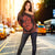 Hawaii Anchor Hibiscus Flower Vintage Women's Off Shoulder Sweater - AH - Orange - Polynesian Pride