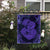 Hawaii Anchor Hibiscus Flower Vintage Flag - AH - Purple - Polynesian Pride