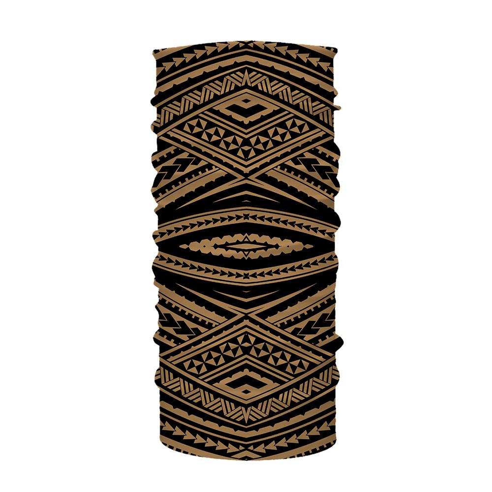 Hawaii Bandana Polynesian Tatau Gold One Size Gold - Polynesian Pride
