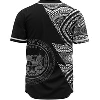 Hawaii Custom Personalized Baseball Shirt - Flash Style White - Polynesian Pride