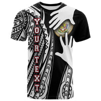 Hawaii Custom T Shirt Touch My Heart Unisex Black - Polynesian Pride