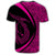Hawaii Fish Hook Polynesian T Shirt Circle Style Pink - Polynesian Pride