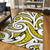 Hawaii Polynesian Maori Ethnic Ornament Yellow Area Rug - AH - Polynesian Pride