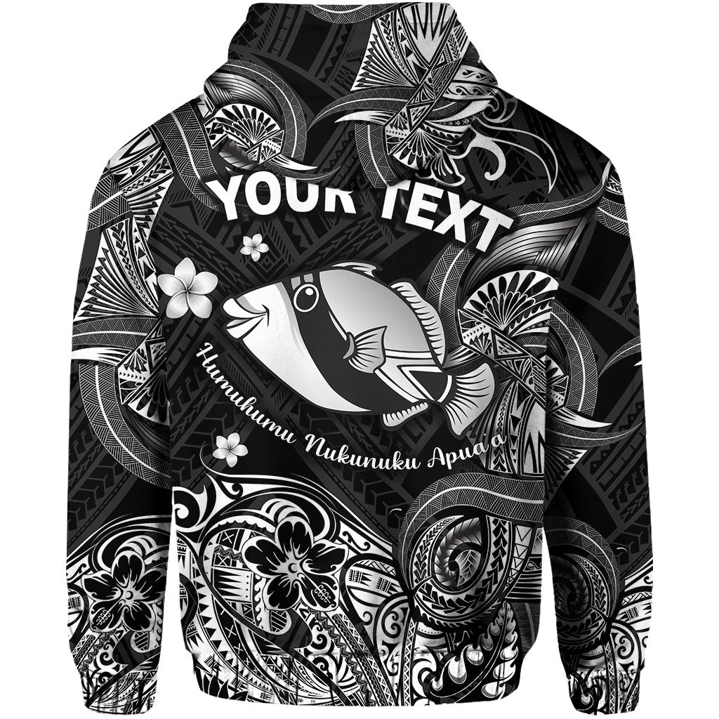 Custom Hawaii State Fish: Humuhumu Nukunuku Apuaa Polynesian Hoodie Unique Style Black LT8 - Polynesian Pride