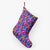 Hawaii Tropical Flowers Pink Christmas Stocking 26 X 42 cm Black Christmas Stocking - Polynesian Pride