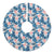Hawaii Tropical Hibiscus Blue Tree Skirt - Polynesian Pride