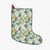 Hawaii Tropical Watercolor Palm Tree Leaf Christmas Stocking - Polynesian Pride