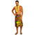 Hawaii Lavalava - Hibiscus Vintage One Size Black - Polynesian Pride