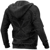 Hawaiian Polynesian Guardian Kanaka Warrior Hoodie - Polynesian Pride