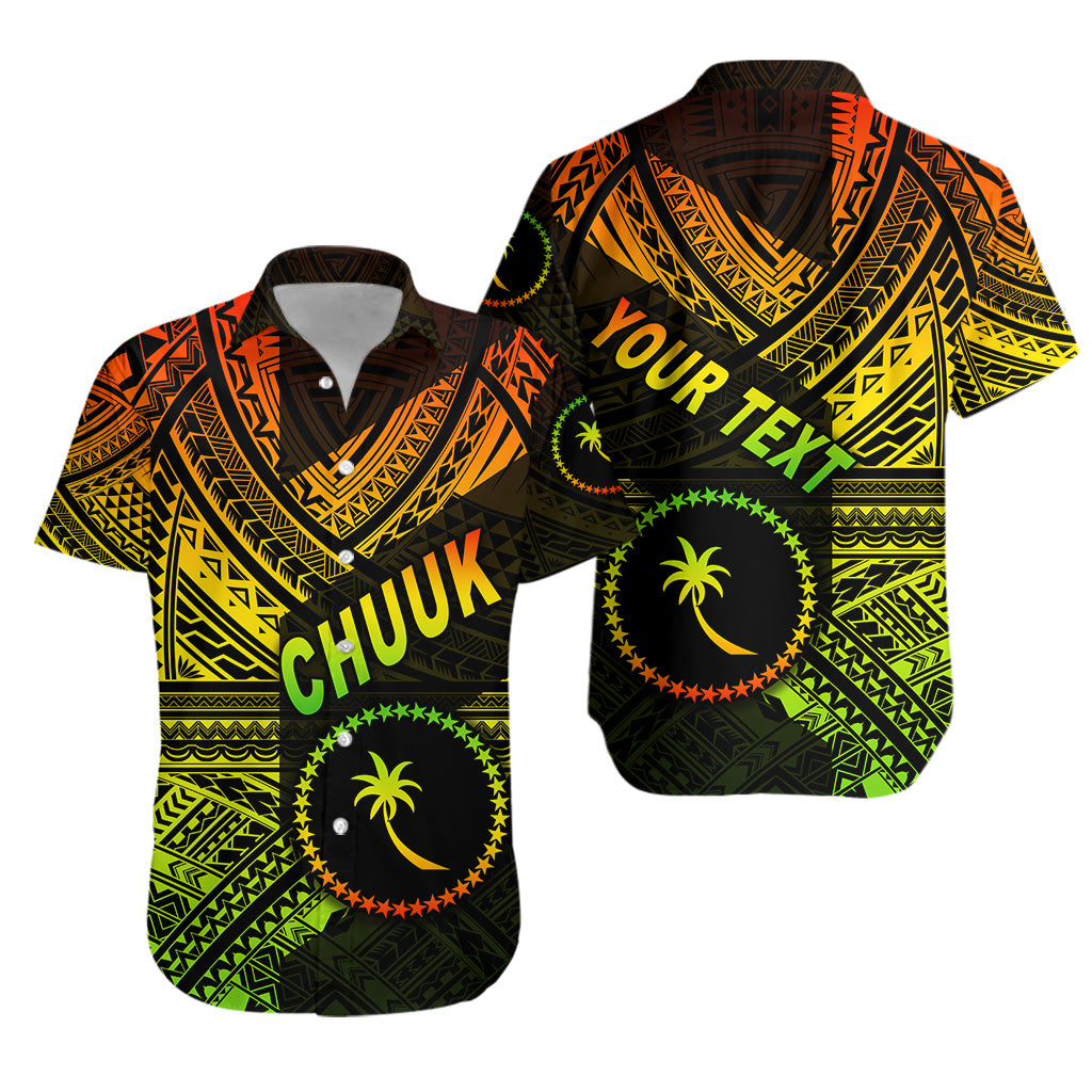 (Custom Personalised) FSM Chuuk Hawaiian Shirt Original Style - Reggae LT8 Reggae - Polynesian Pride