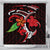 Hawaiian Hibiscus And Plumeria Flower Polynesian Shower Curtain - AH 177 x 172 (cm) Black - Polynesian Pride