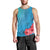 Hawaiian Hibiscus Flower Red Tank Top - AH - AH Black - Polynesian Pride
