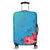 Hawaiian Hibiscus Flower Red Luggage Covers - AH - AH Black - Polynesian Pride