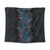 Hawaiian Hibiscus Full Color Polynesian Tapestry - AH Wall Tapestry Black - Polynesian Pride