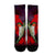 Hawaiian Hummingbird And Hibiscus Polynesian Crew Socks - AH - Polynesian Pride