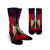 Hawaiian Hummingbird And Hibiscus Polynesian Crew Socks - AH Crew Socks White - Polynesian Pride