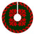 Hawaiian Quilt Pattern Flower Guide Tree Skirt - Red Green - AH - Polynesian Pride
