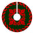 Hawaiian Quilt Pattern Flower Proudly Tree Skirt - Red Green - AH - Polynesian Pride
