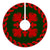 Hawaiian Quilt Pattern Ohia Flower Beautiful Polynesian Tree Skirt - Red Green - AH - Polynesian Pride