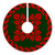 Hawaiian Quilt Pattern Palm Dance Tree Skirt - Red Green - AH - Polynesian Pride